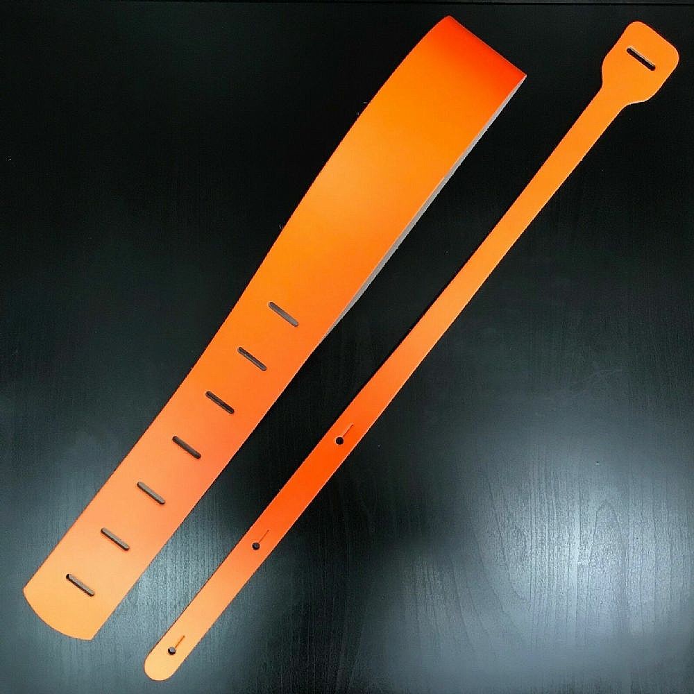 Guitar Strap - Fluorescent Orange